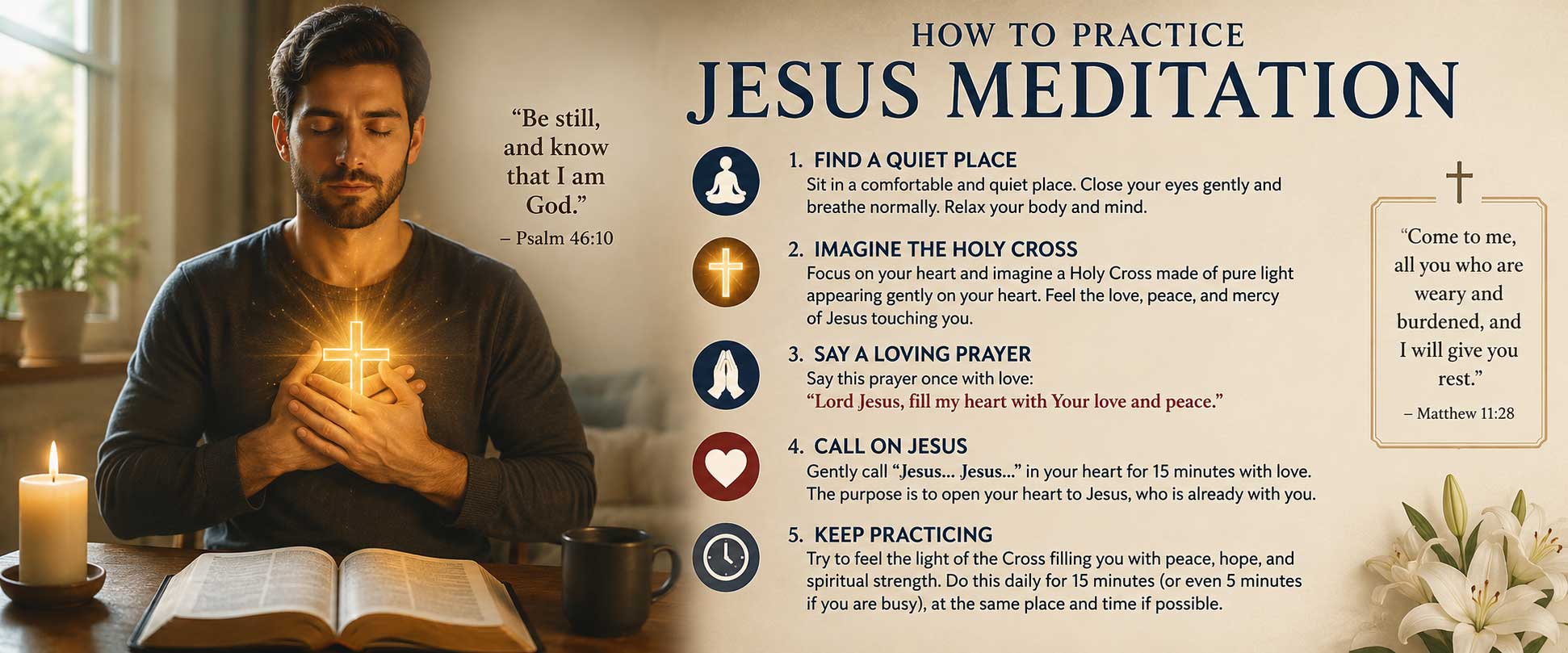 The Correct Method of Jesus Meditation