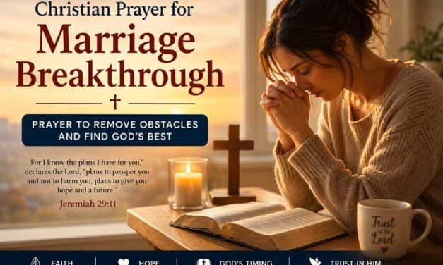 Christian Prayer for Marriage Breakthrough